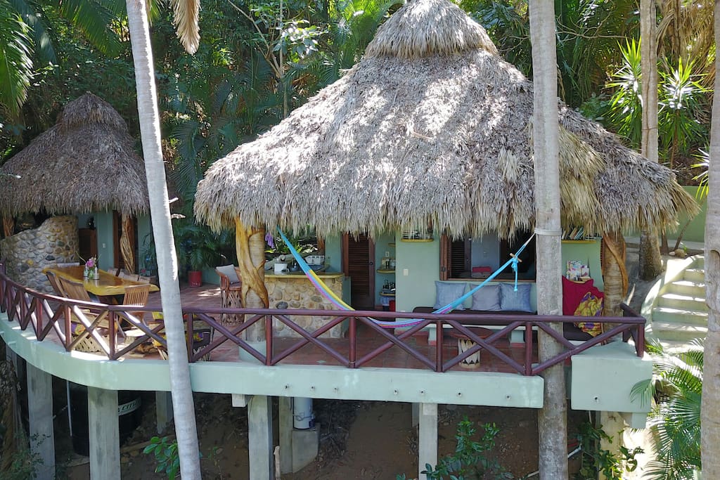 Tailwind Jungle Lodge Palapa Tigre Houses for Rent in San Pancho