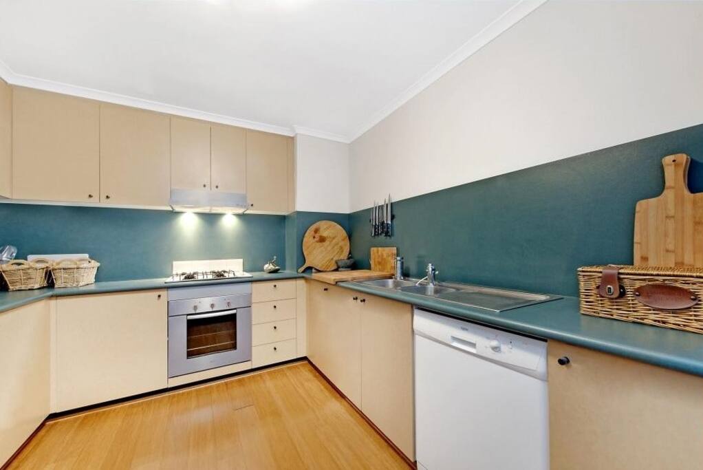 Large low maintenance kitchen
