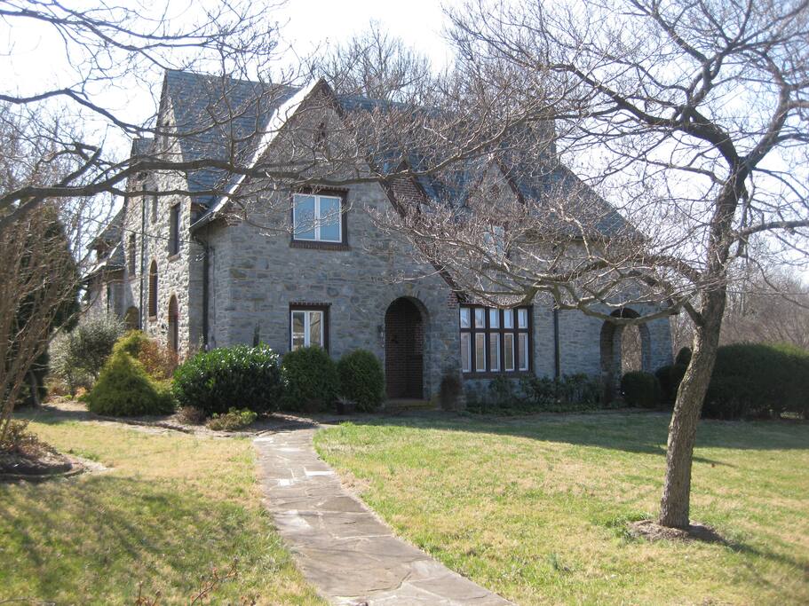 View from the front yard.