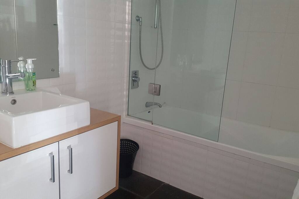 Spacious upstairs bathroom