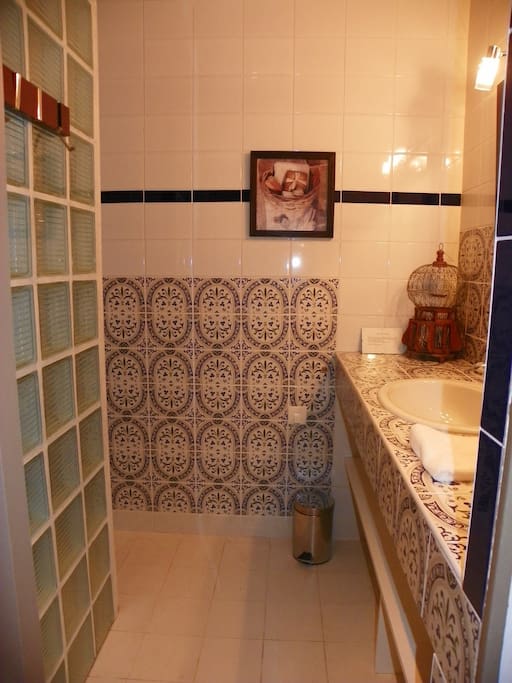 Salle de douche à l'italienne