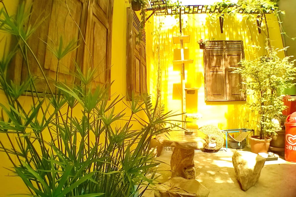 Patio at the backyard