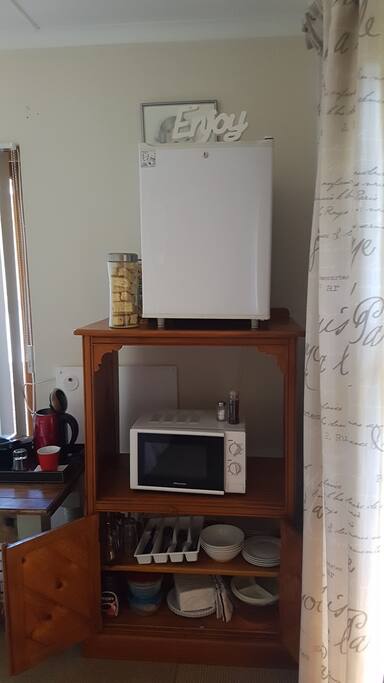 Small fridge and micro