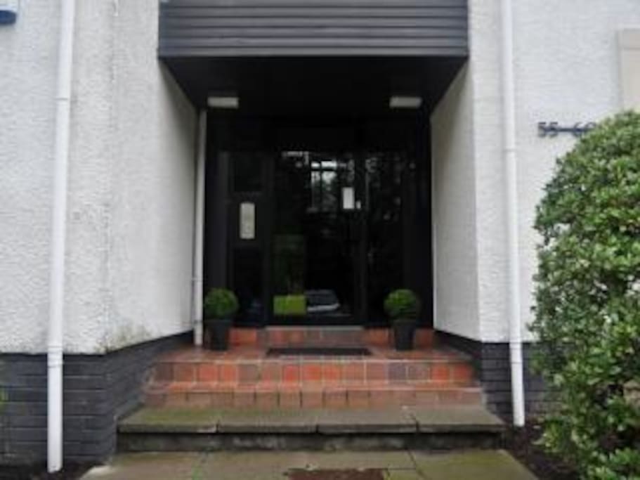 Entry Door (key safe located on downpipe)