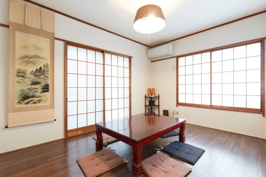一番奥の和風の部屋になります。
お気に入りの部屋です。