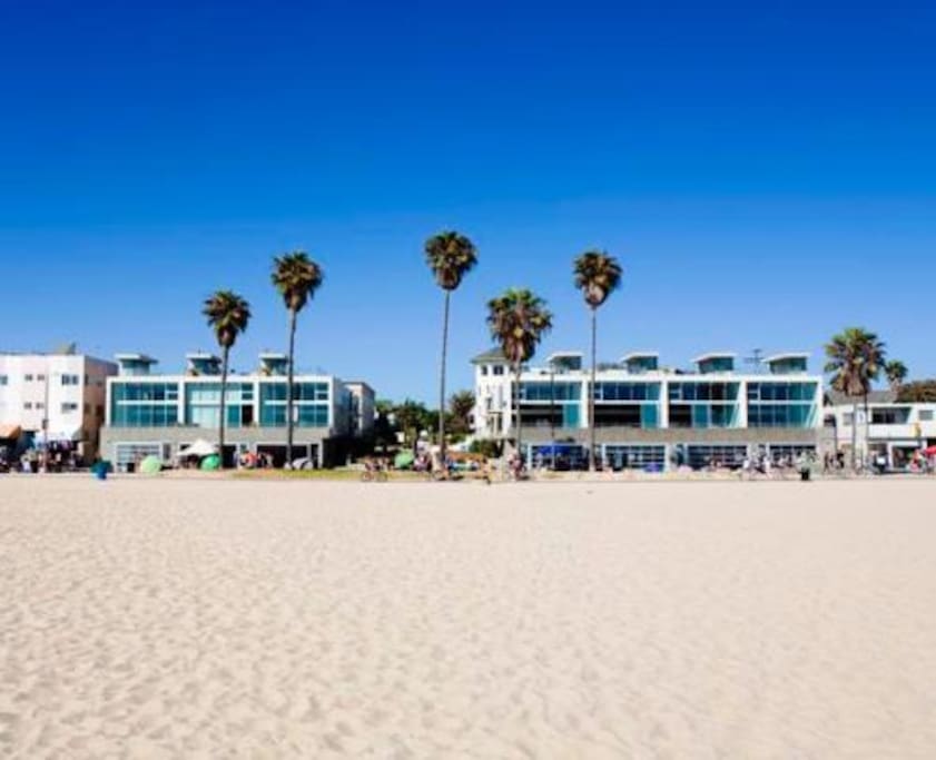 Beach view of walk street