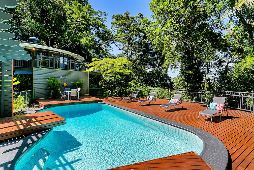 Exterior - pool and deck