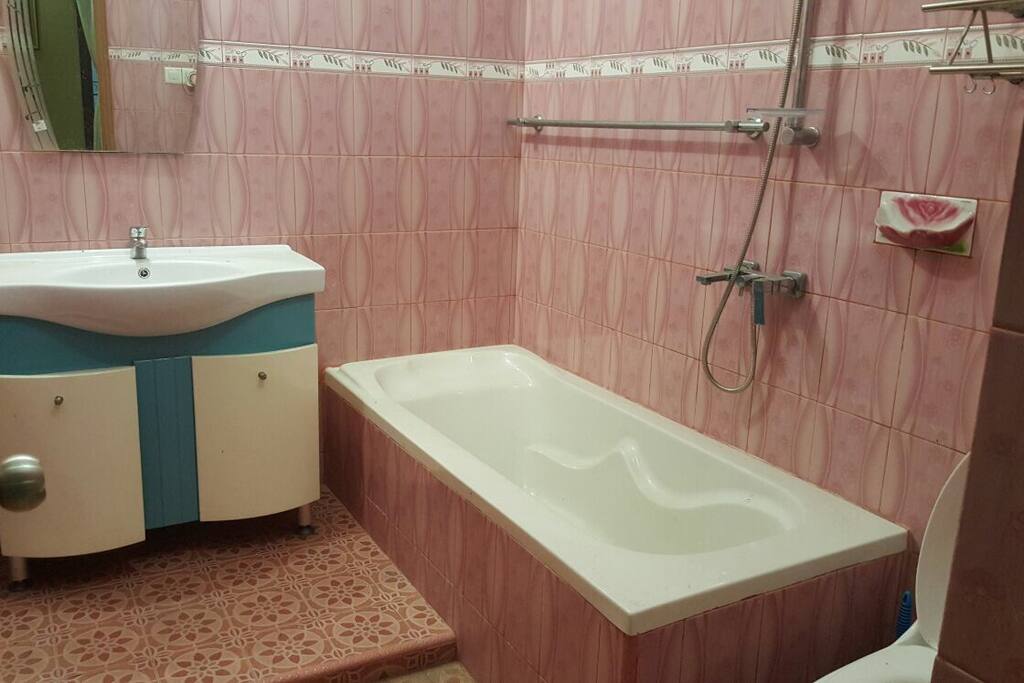 The toilet in the master bedroom.