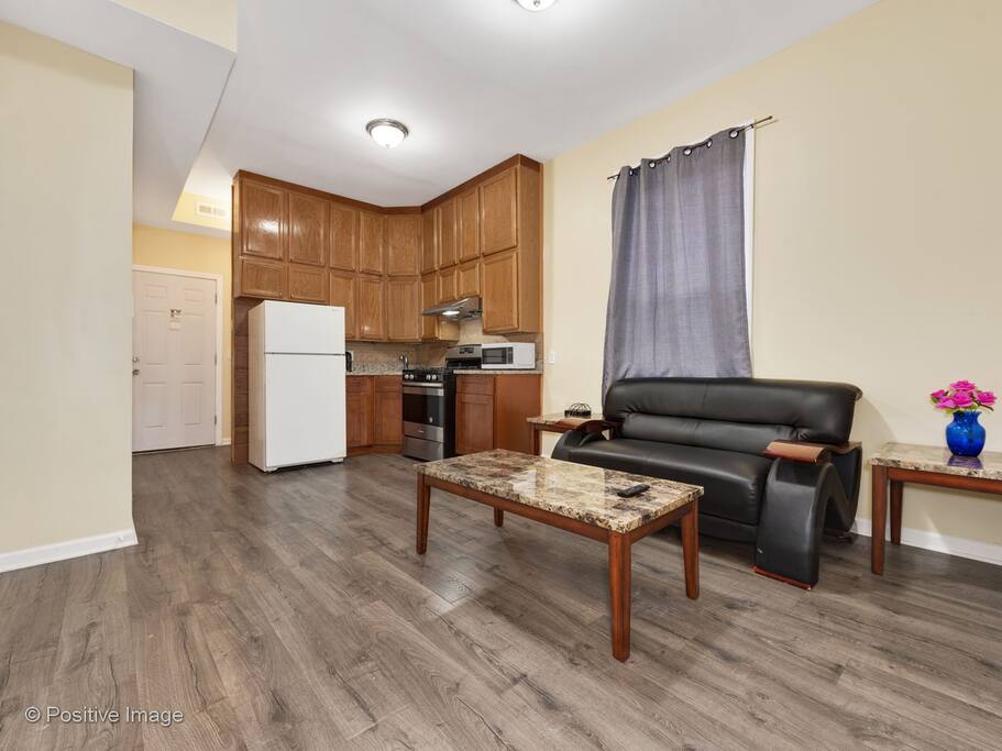 Kitchen and Living room