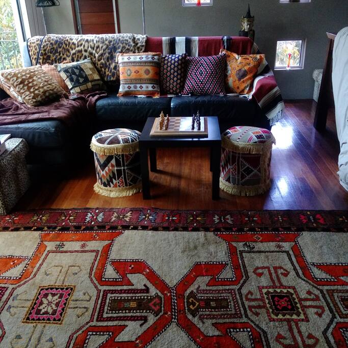Upstairs lounge area