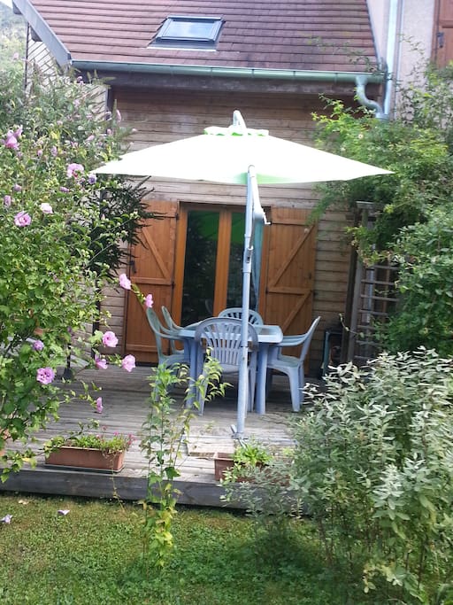 Terrasse ensoleillée