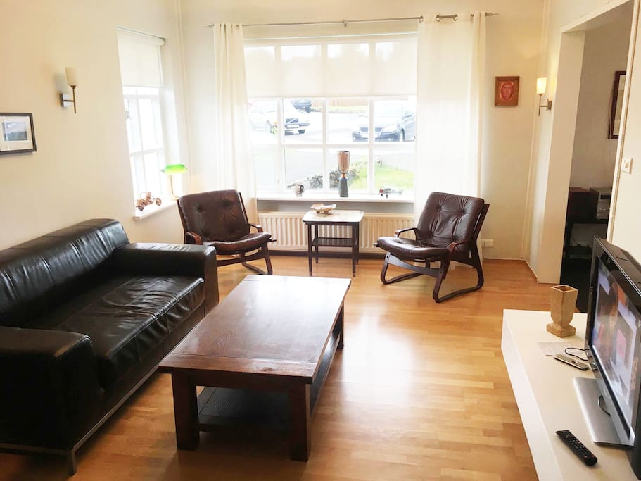 Living room and TV