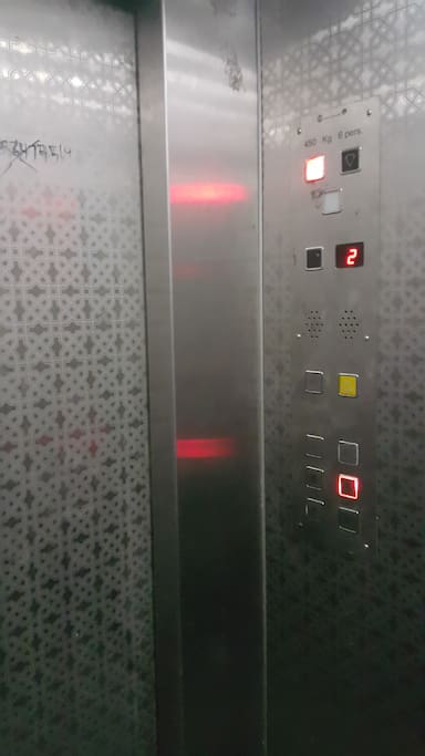 one of the building elevator