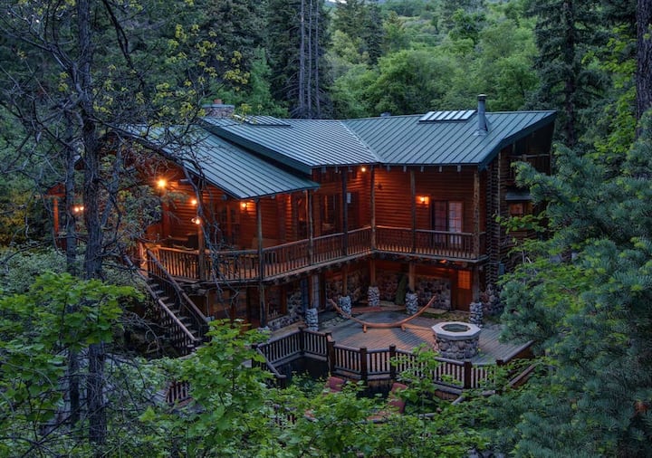 Log Cabin On The Stream • Sundance, Utah Cabins for Rent in Sundance