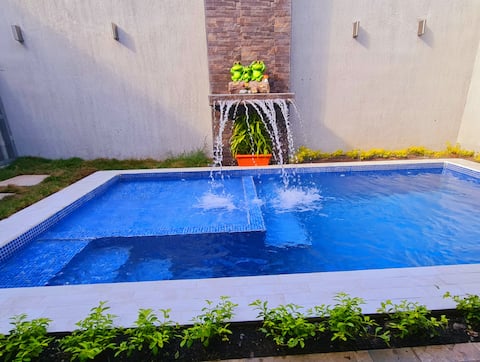 Full equipped house, full A/C, private pool, private pool