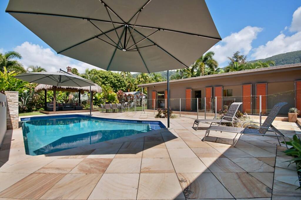Large umbrellas for perfect summer swimming