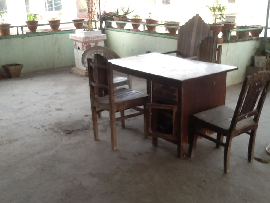 Open Terrace where can be enjoy nature
