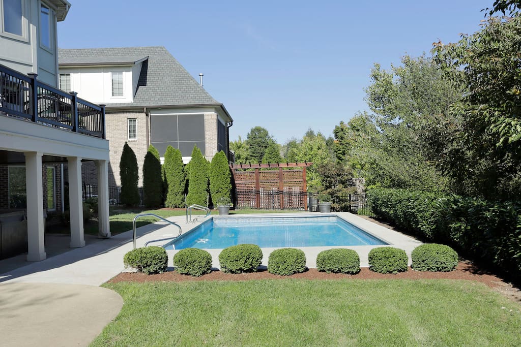 Pool and yard