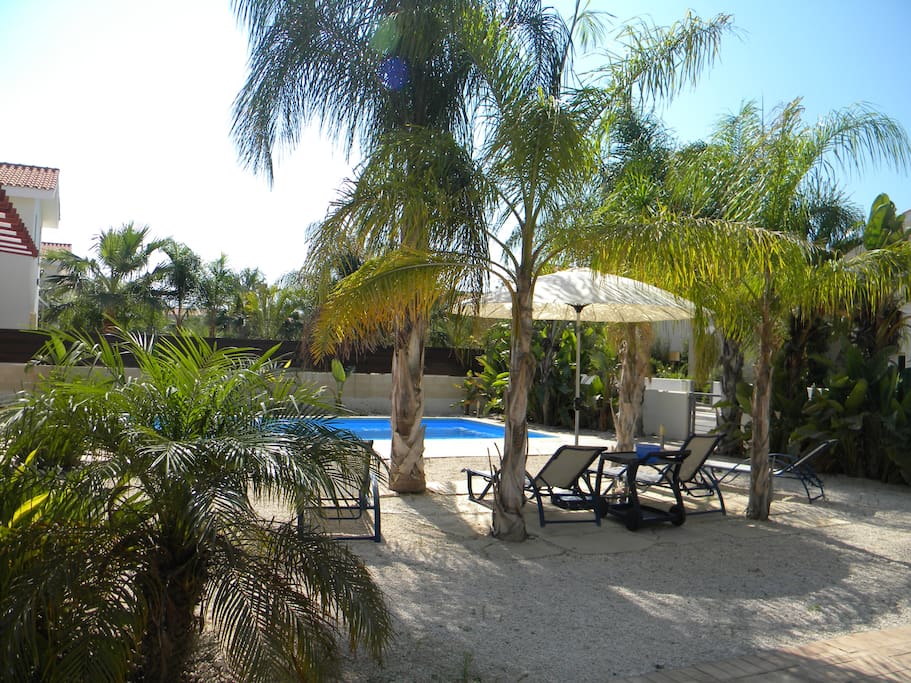 GARDEN AND POOL