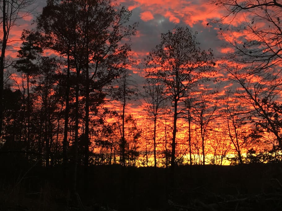Breathtaking sunsets.