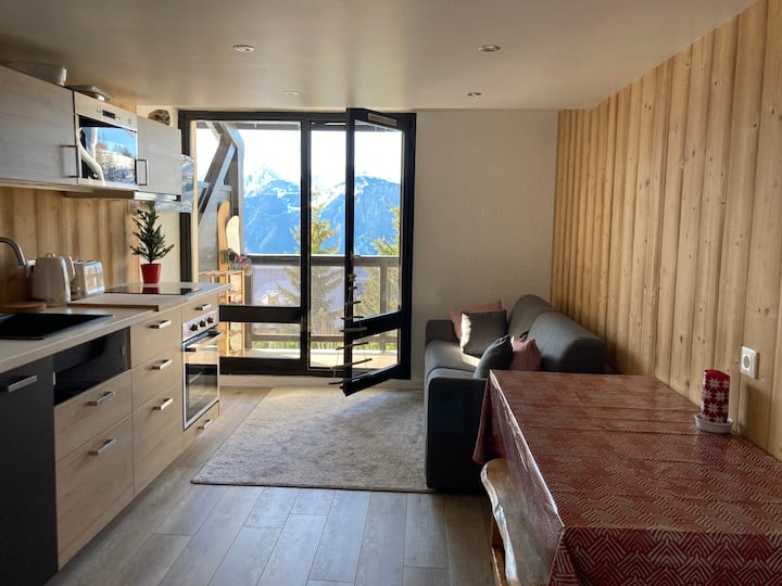 Huez 5 Pers Rénové Accès Direct Piste Village - Le Bourg-d'Oisans
