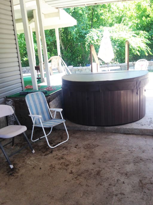 Two person hot tub