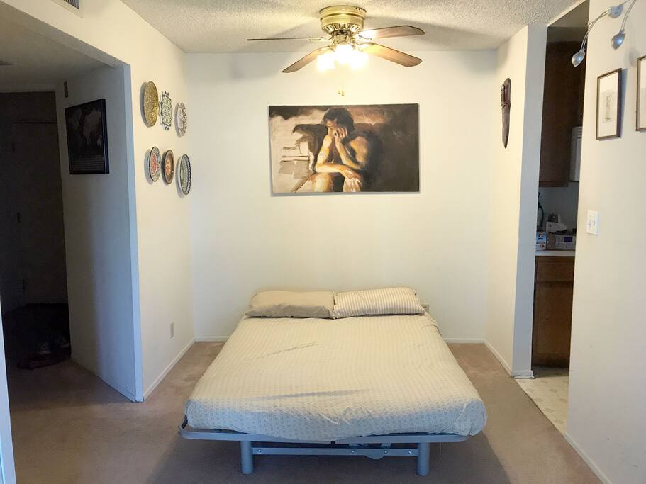 Double bed sleeps two