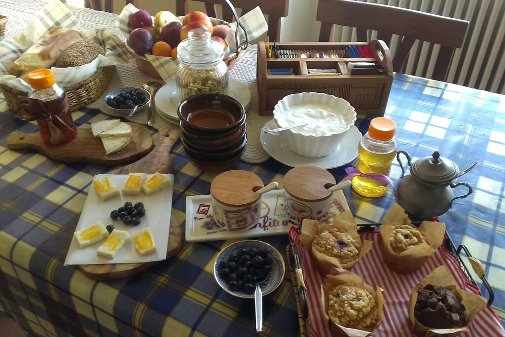 the breakfast at BeB