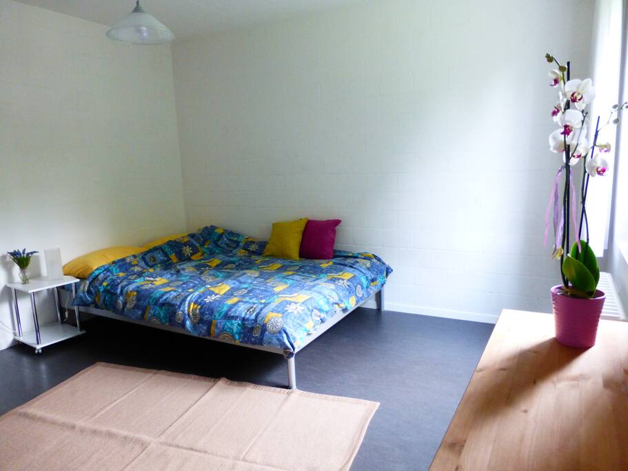 Schlafzimmer mit Doppelbett