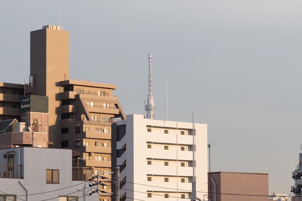 The residential area
