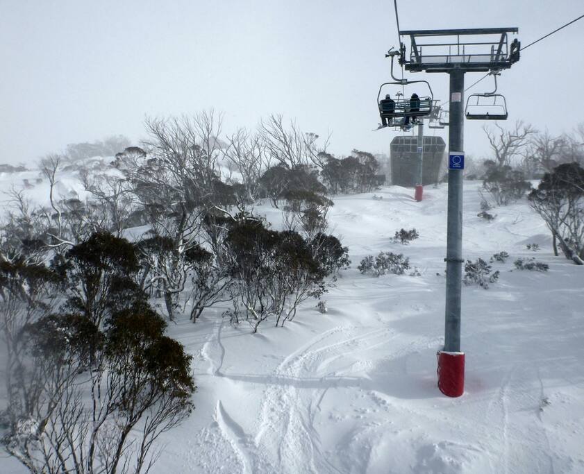 Gunbarrel Quad Chair directly opposite Angala