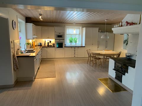 Large house 400 m from swimming area
2 km to the city center