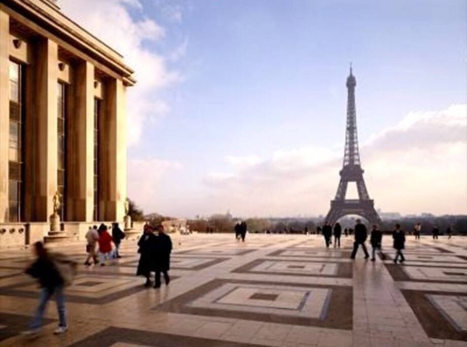 Trocadero, 3 minutes de marche