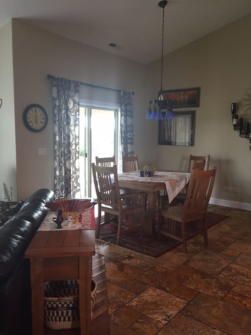 Dining room - next to doorway to patio