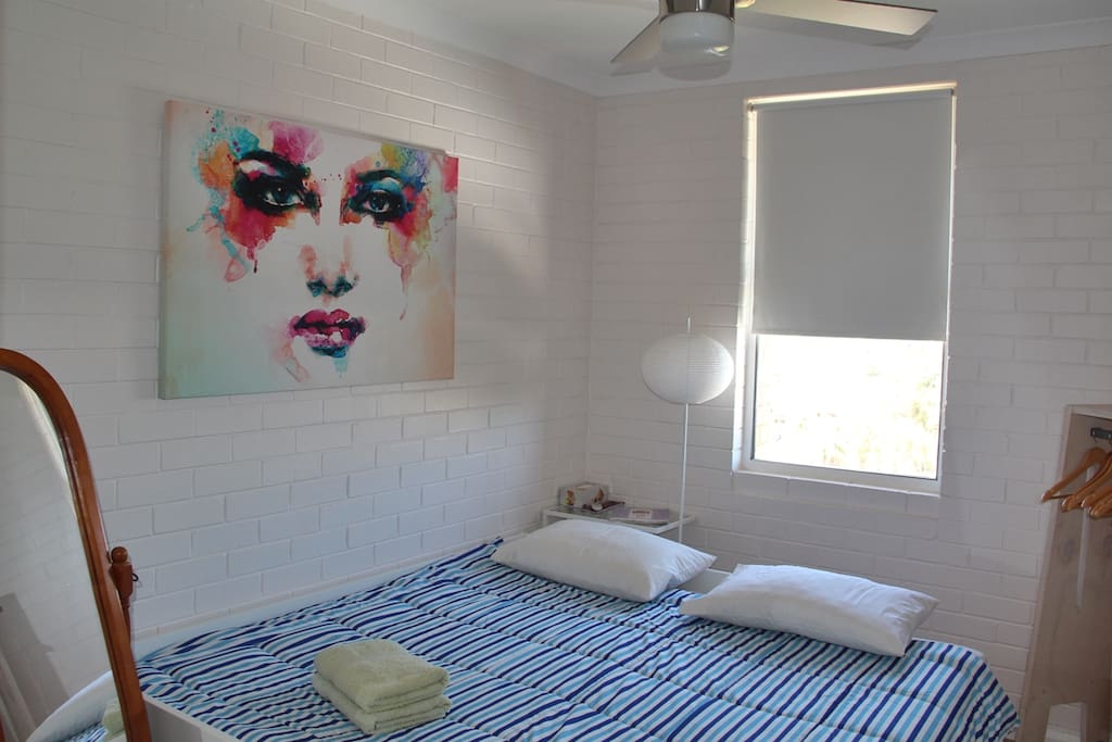 Bed transforms into a cosy double for two guests.