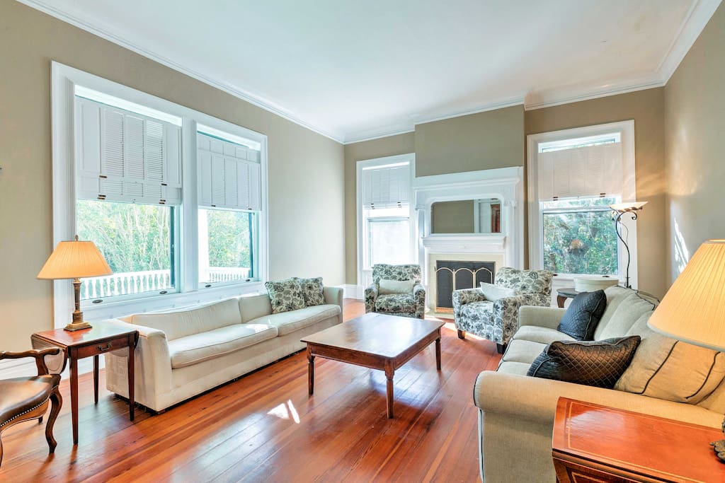 The interior is well-appointed and provides all the comforts of home.
