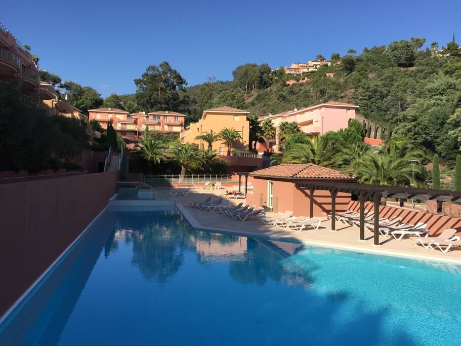 View at the pool aera