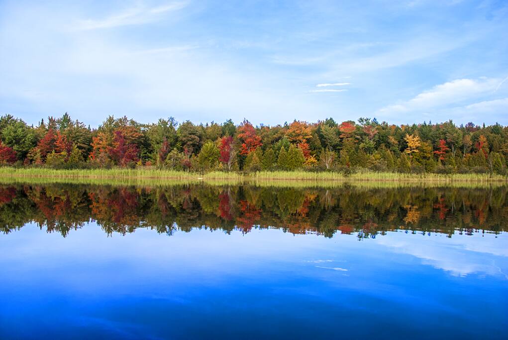 Un jour d'automne au Lac St-Georges