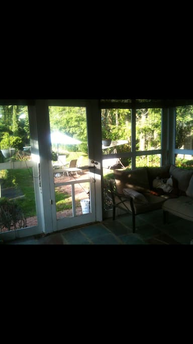 Screened-in porch
