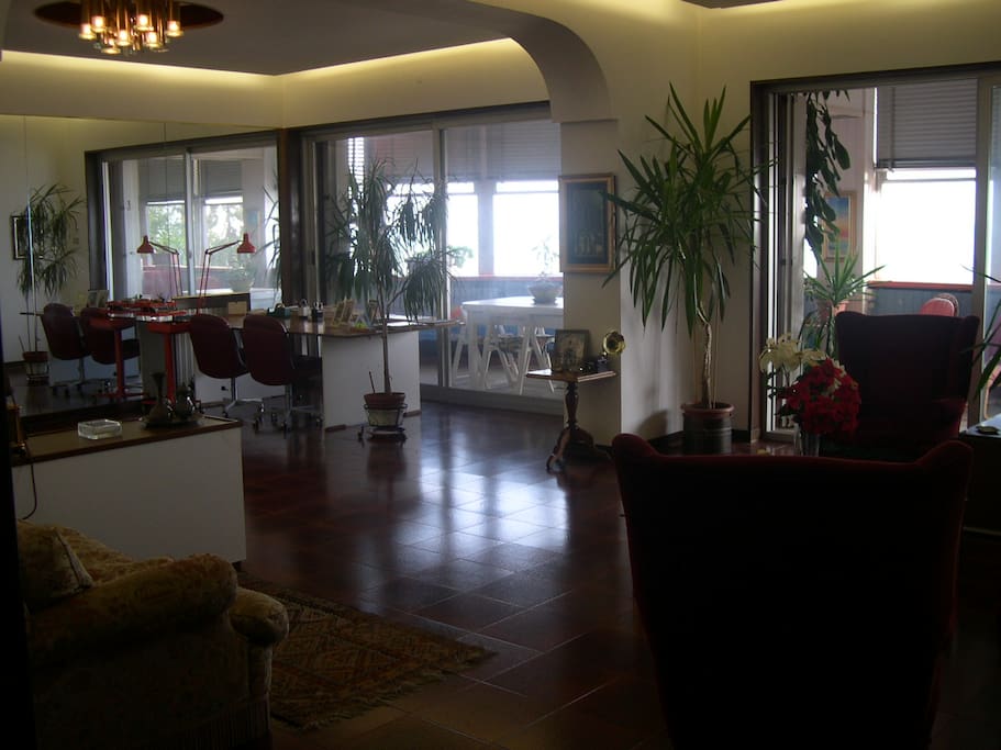 salone visto dall'entrata
