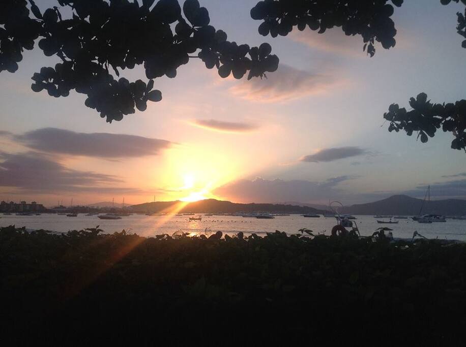 Por do sol fantástico!