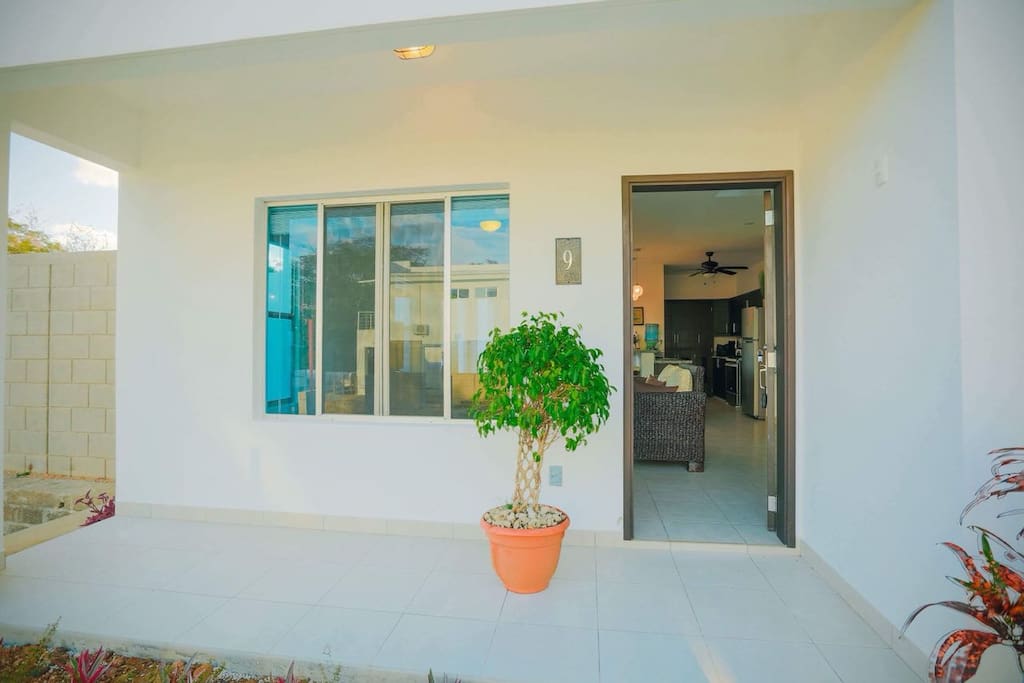 Covered front porch