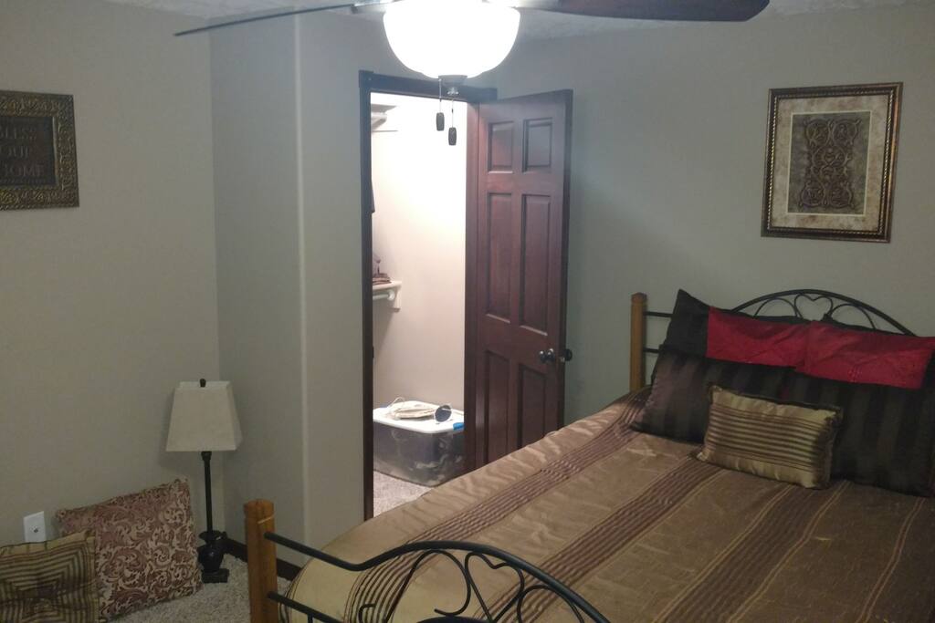 bed and closet