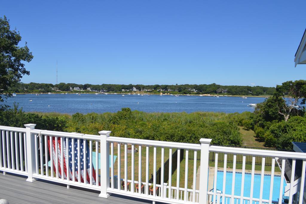 Stunning views of saltwater Great Pond Bay