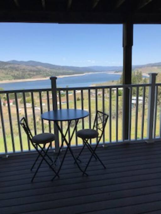 view from private deck