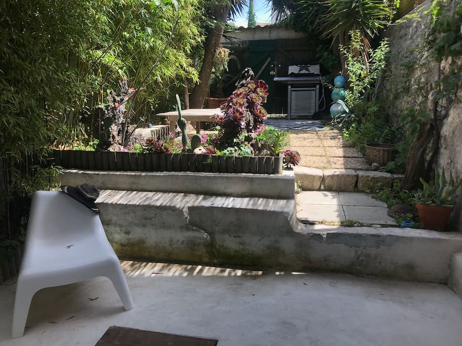 Jardin terrasse privatif, au calme