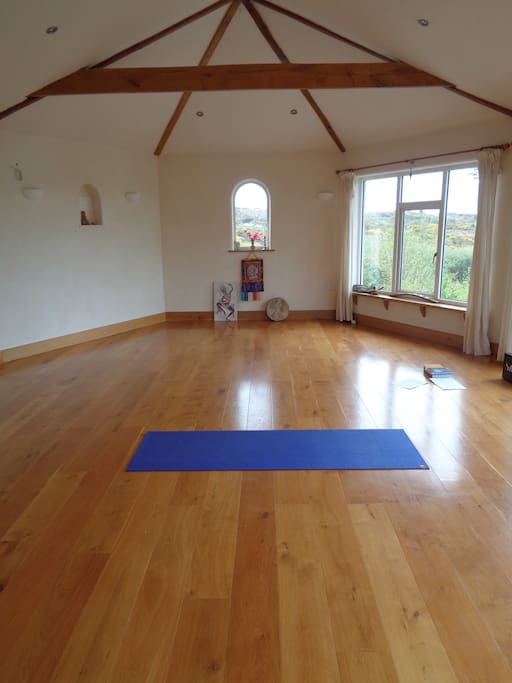the Yoga studio at Boleagh