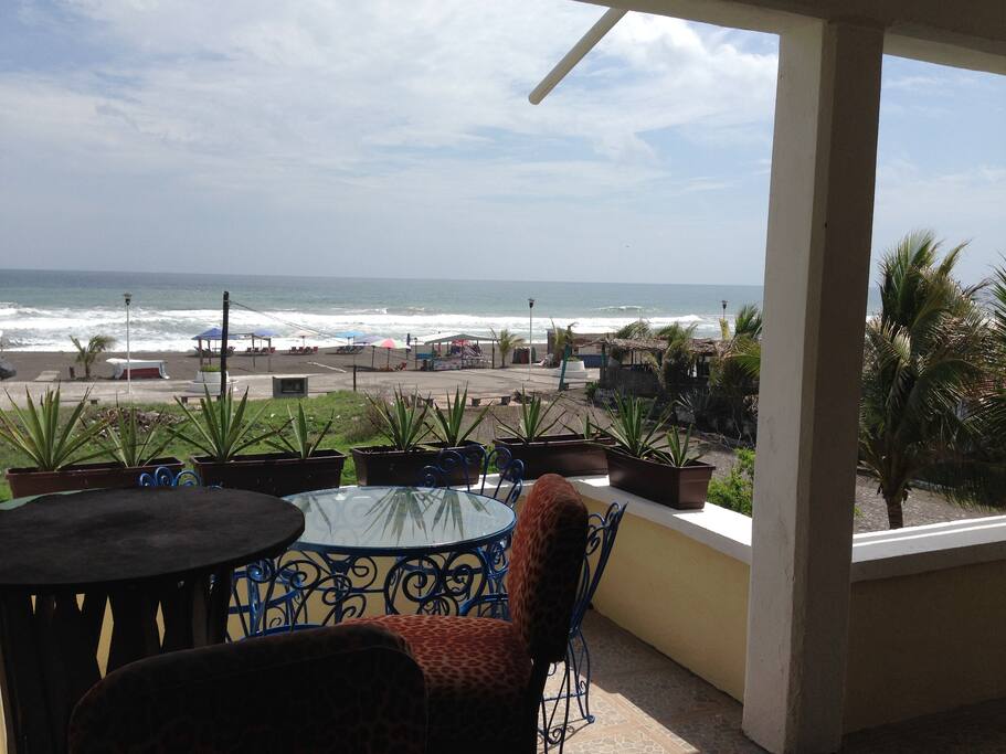 Second Floor Terrace with Beach View