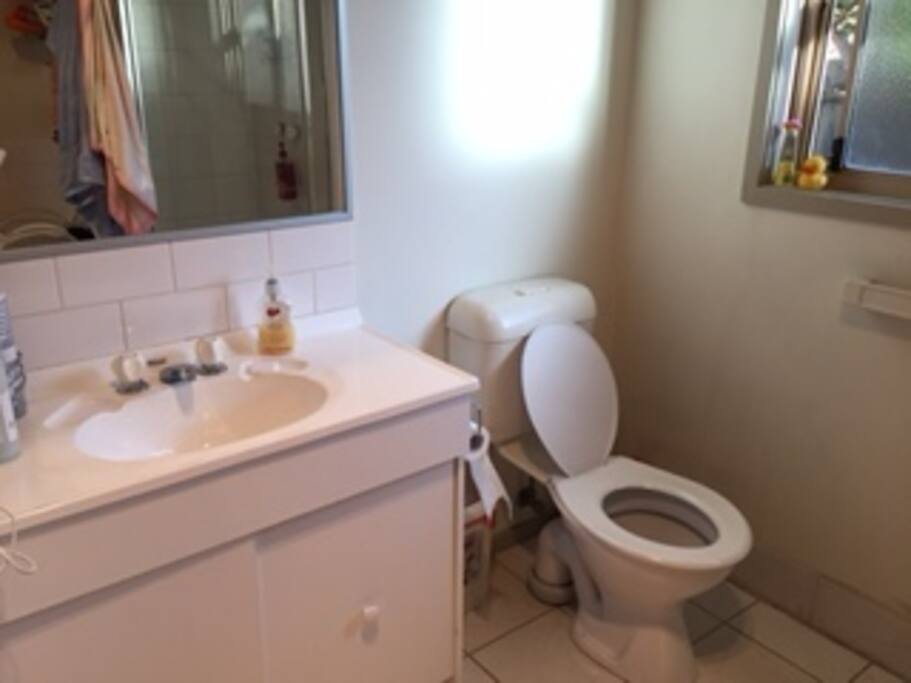 Clean shared bathroom