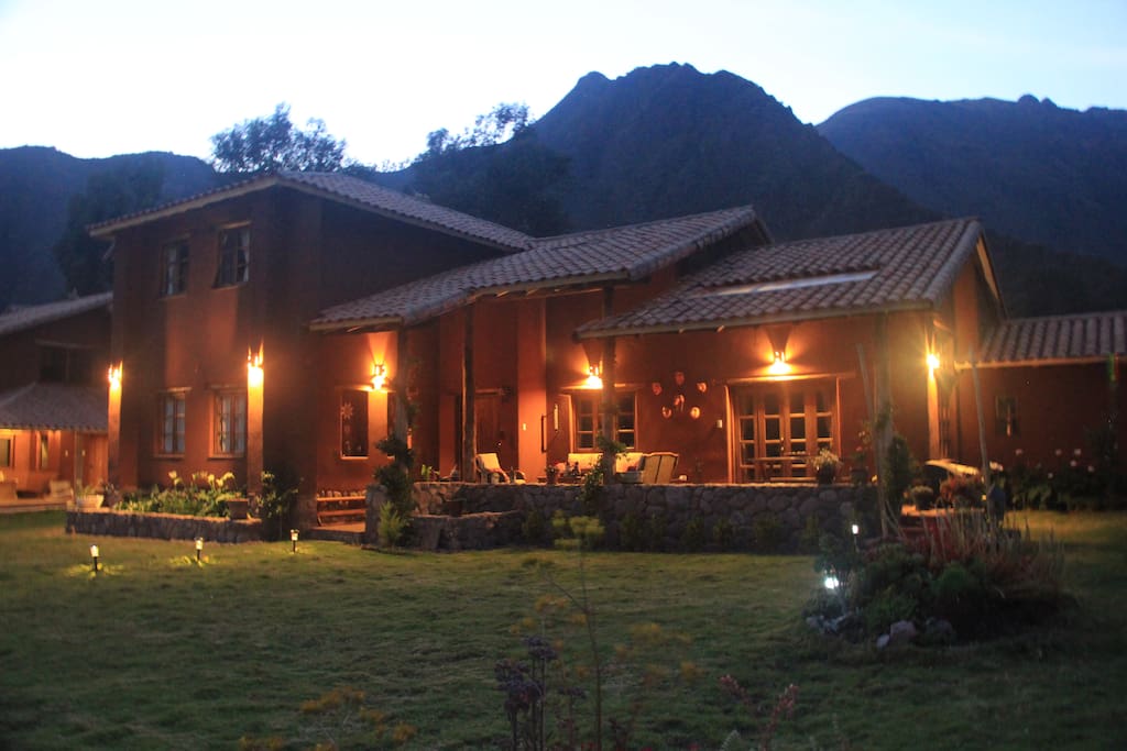 Casa al atardecer